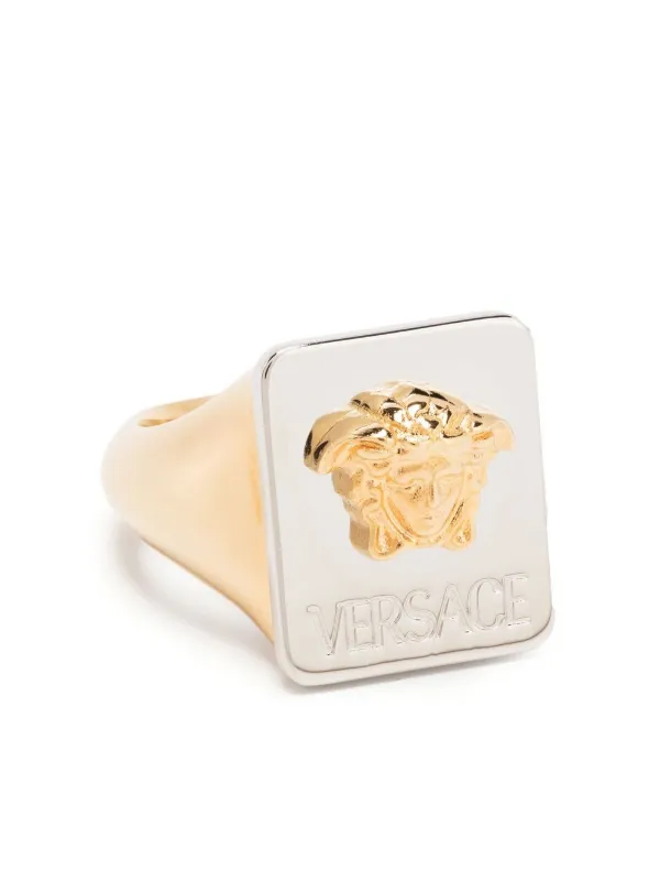 Versace Medusa Signet Ring - Farfetch