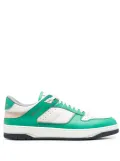 Santoni logo-print low-top sneakers - Green