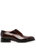 Santoni leather oxford shoes - Brown