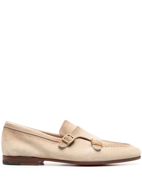 Santoni buckle-detail monk shoes 