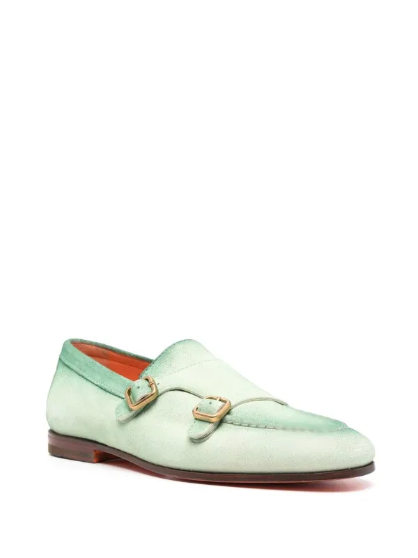 Green monk hot sale strap shoes