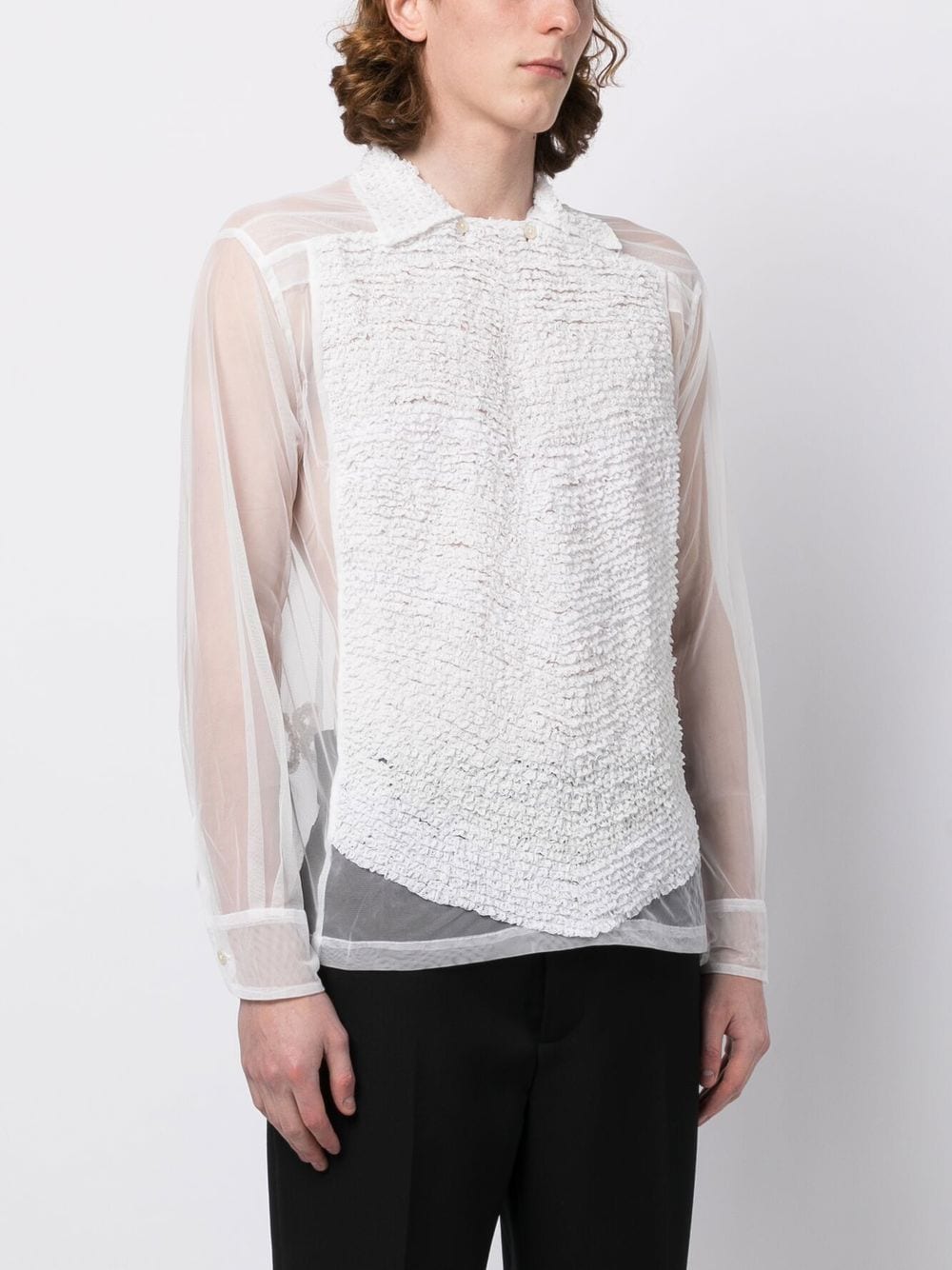 Shop Bode Recycled-nylon Shirt In White