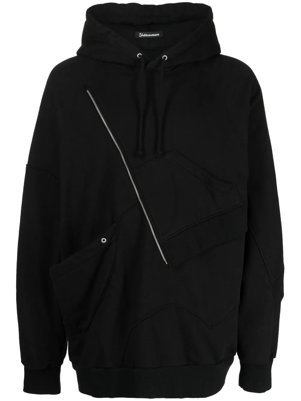 

Undercoverism patchwork cotton hoodie - Black