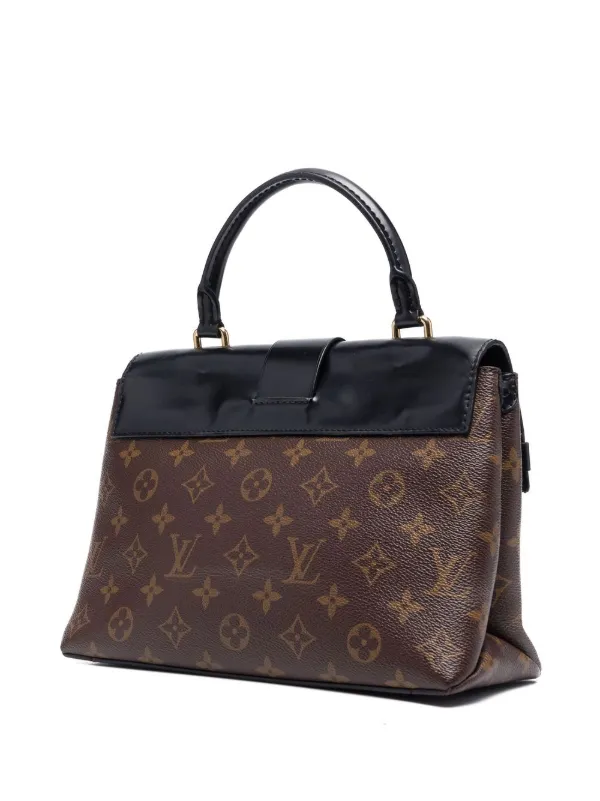 Louis Vuitton Pre Owned 2016 pre owned Monogram One Handle Flap two way bag women Canvas Calf Leather One Size Brown