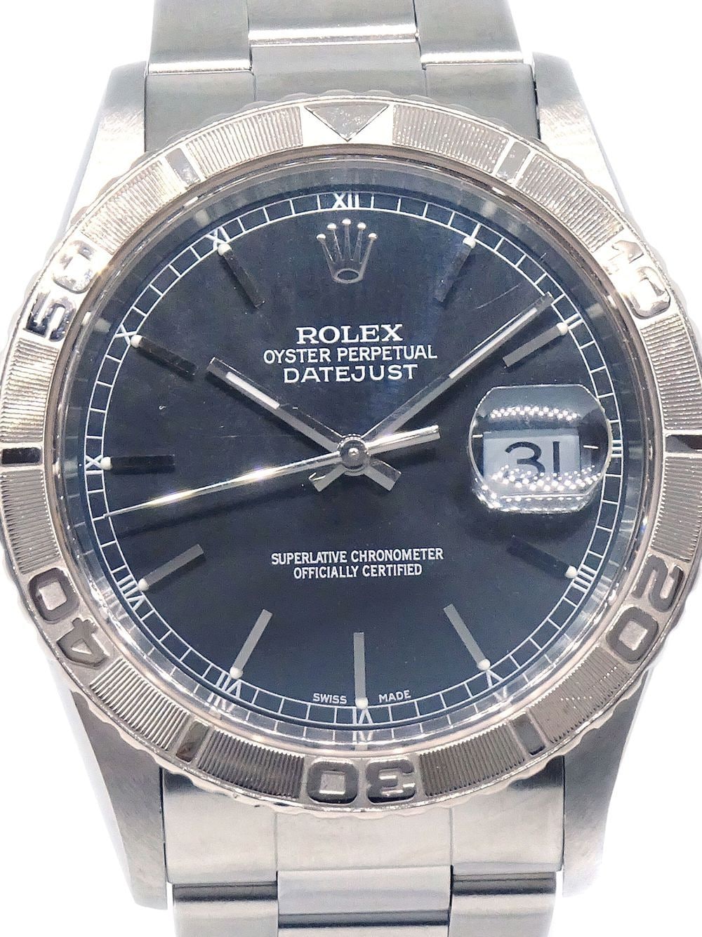 Rolex 2004 pre-owned Datejust horloge - Blauw
