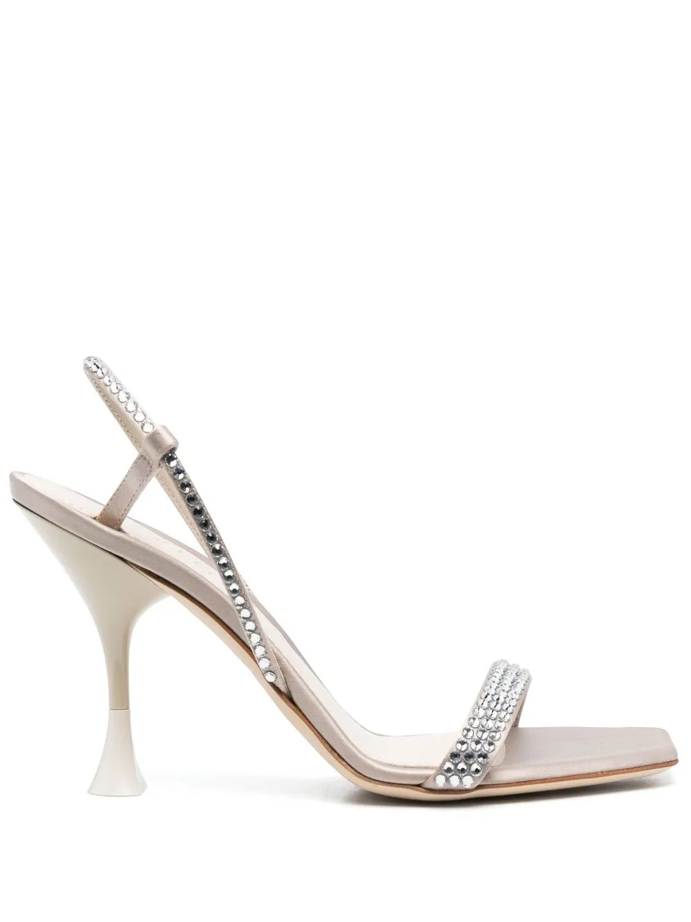 

3juin Eloise 110mm slingback sandals - Neutrals