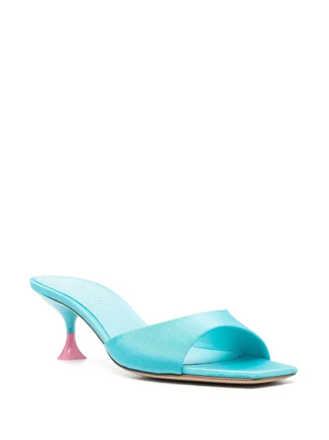 3juin Jo 55mm two-tone mules JO055 - 1