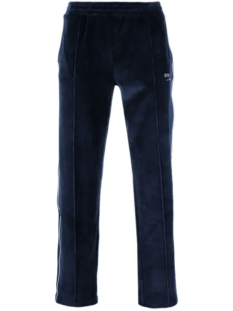 Sporty & Rich logo-embroidered track pants