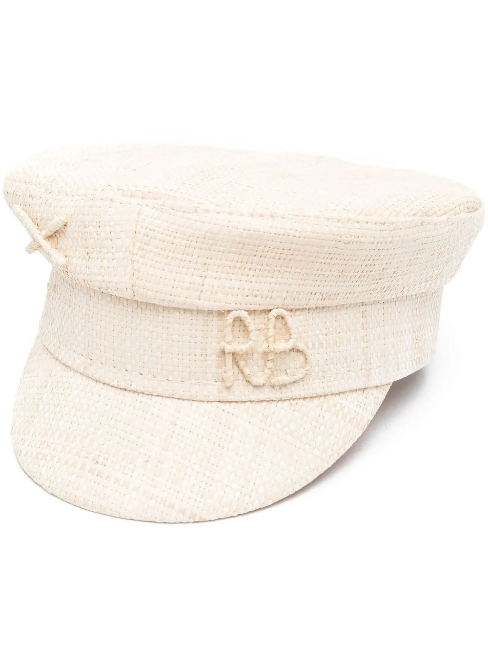 

Ruslan Baginskiy straw baker boy cap - Neutrals