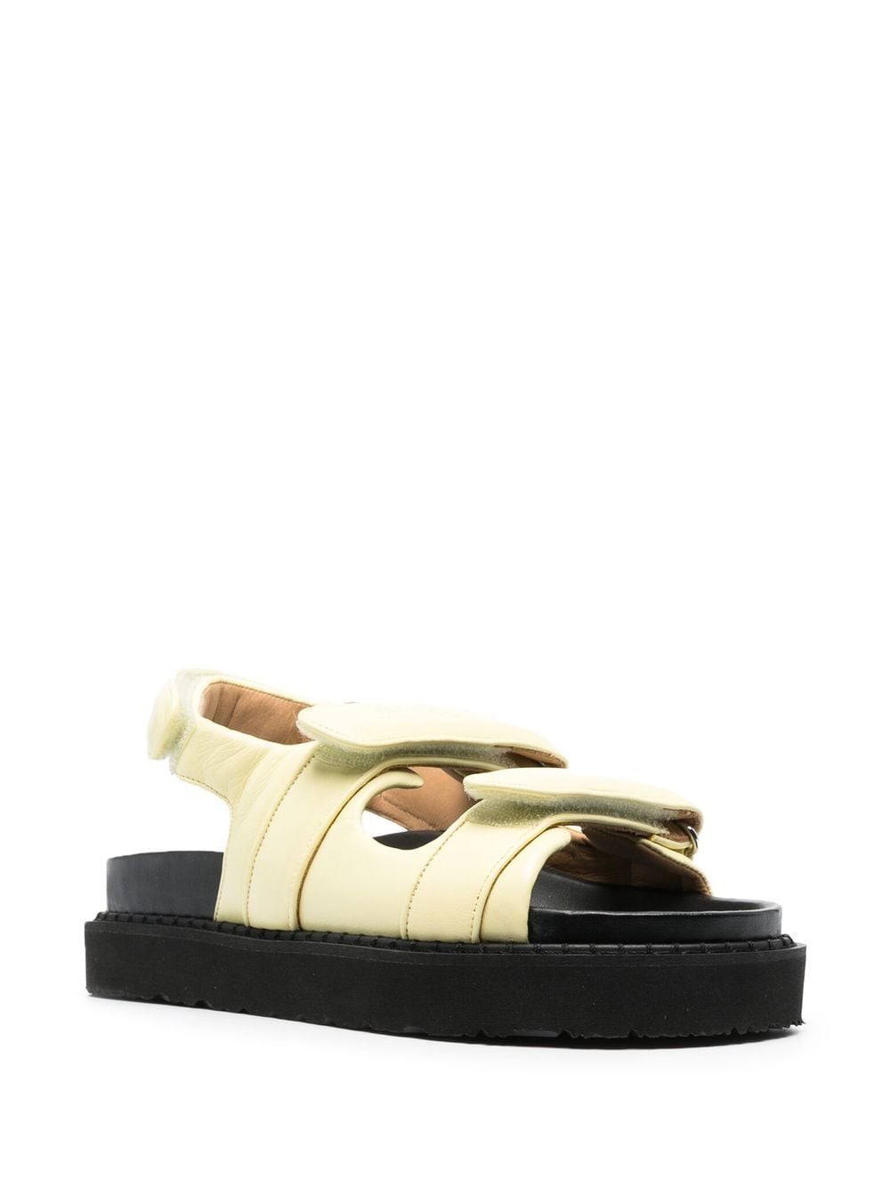 Shop Isabel Marant Madee Touch-strap Sandals In Gelb