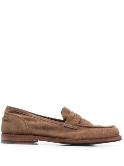 Alberto Fasciani Zoe suede penny loafers