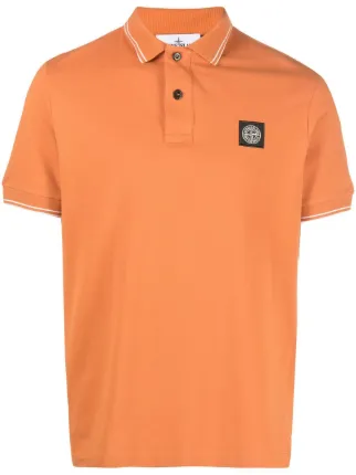 Stone island cheap orange polo