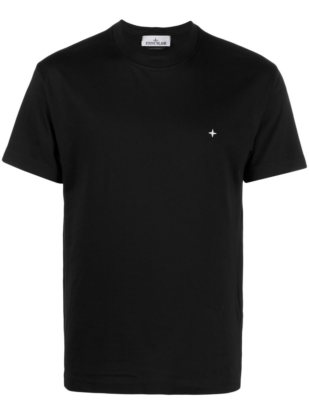 

Stone Island Compass-motif crew neck T-shirt - Black