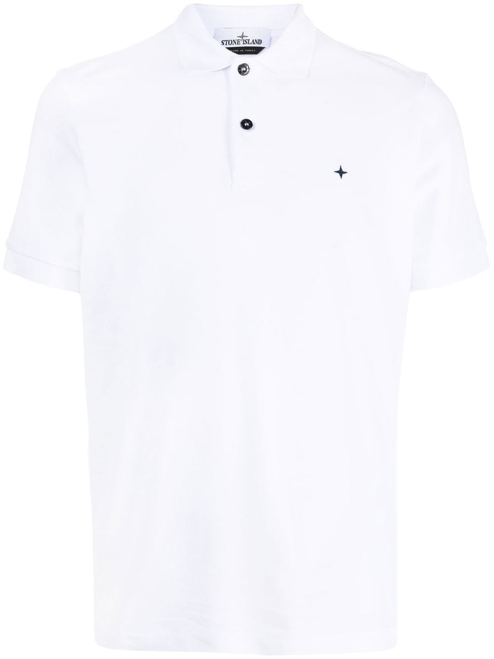 Stone Island logo-embroidered Polo Shirt - Farfetch