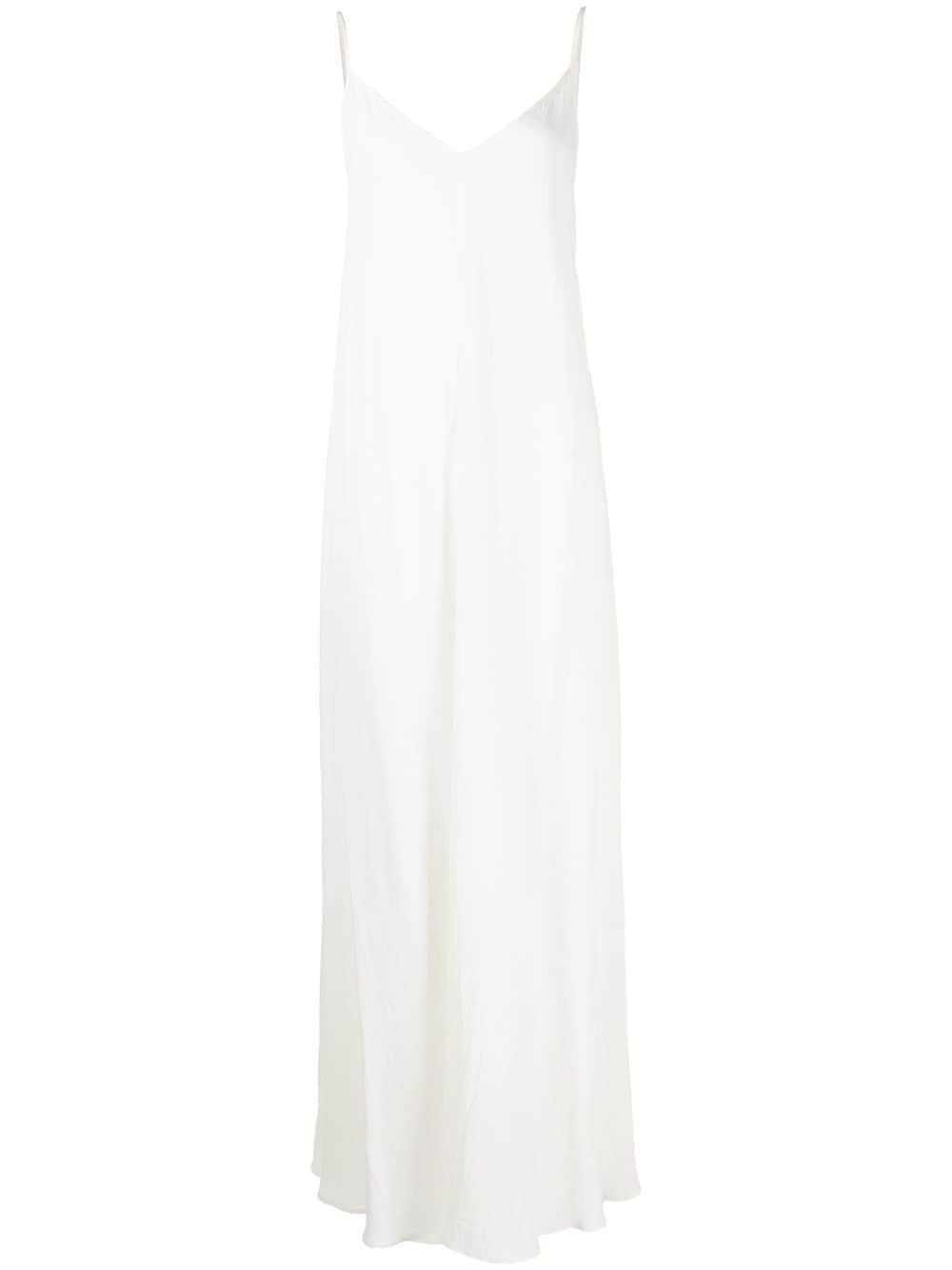 Shop Voz Thin-strap Parachute Slip Dress In White