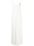 VOZ thin-strap parachute slip dress - White