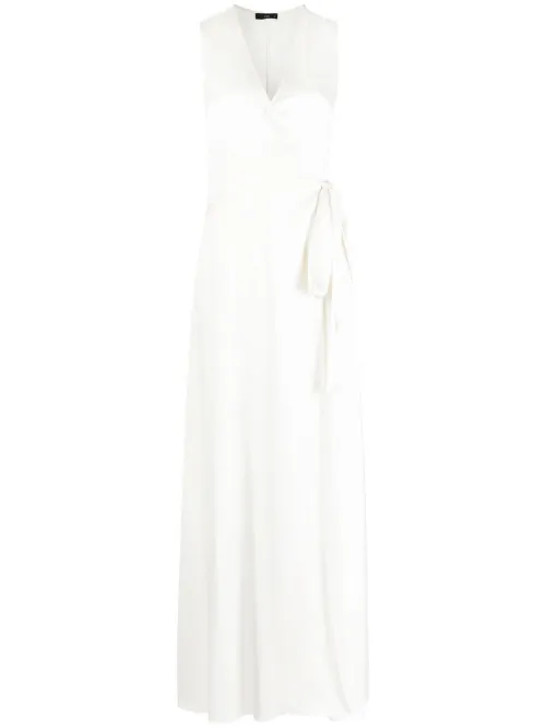 Robe longue à design portefeuille - VOZ - Modalova