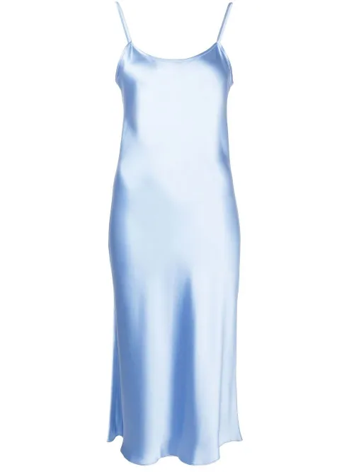 Robe mi-longue à fini satiné - VOZ - Modalova