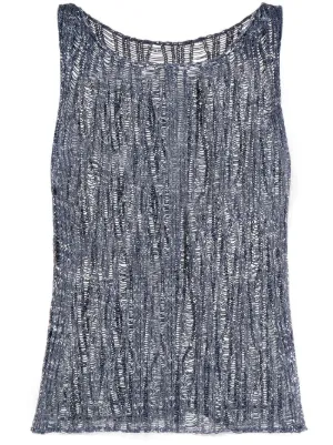 Henrik Vibskov Vネック ニットベスト | ブラック | FARFETCH JP