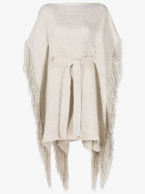 VOZ fringed kaftan top