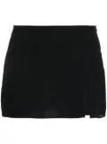 Reformation Kiara side-slit miniskirt - Black