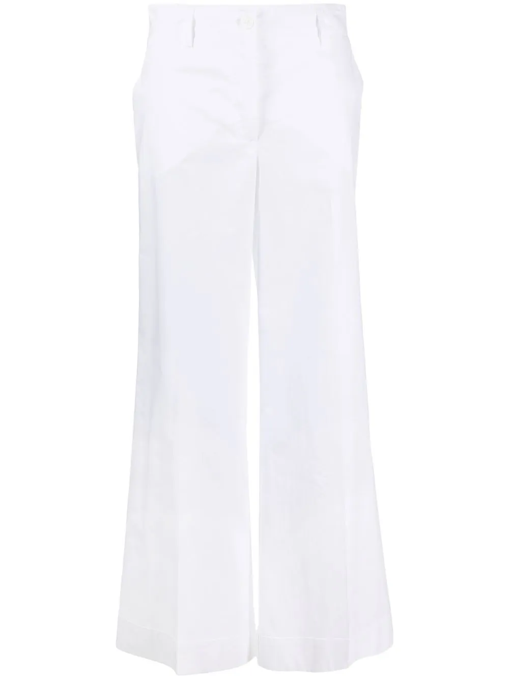 

P.A.R.O.S.H. high-rise wide-leg trousers - White