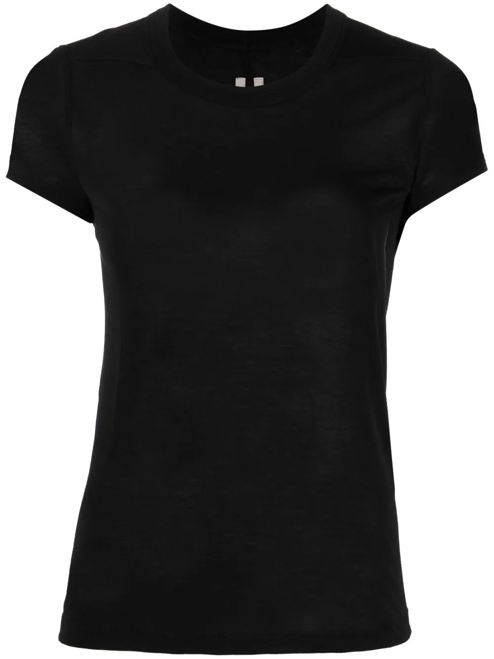 

Rick Owens playera manga corta con cuello redondo - Negro