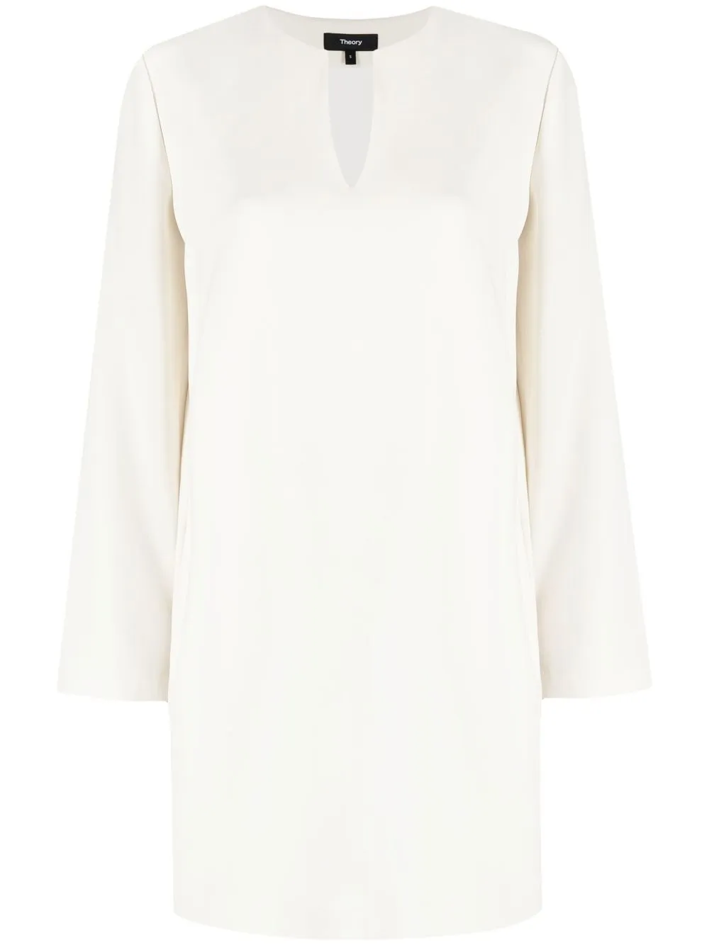 

Theory crepe shift dress - Neutrals