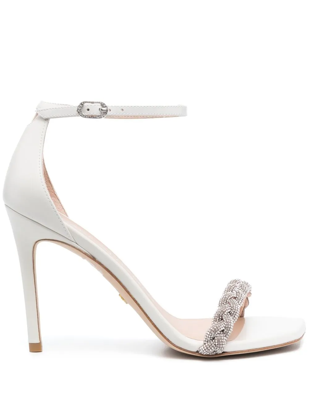 

Stuart Weitzman Nudist Curve 110mm sandals - White