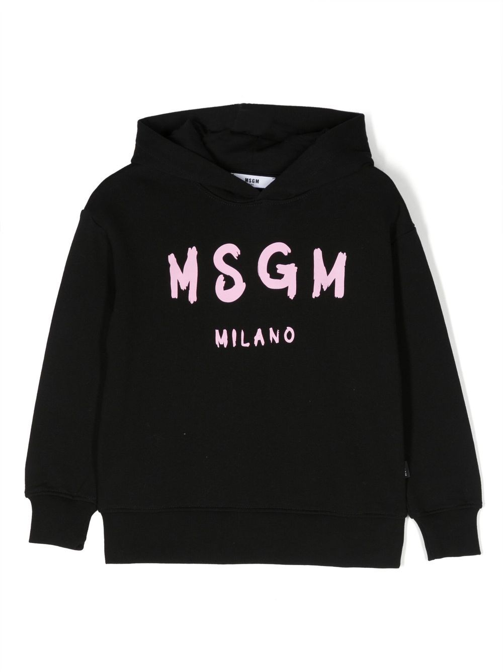 

MSGM Kids logo-print cotton sweatshirt - Black