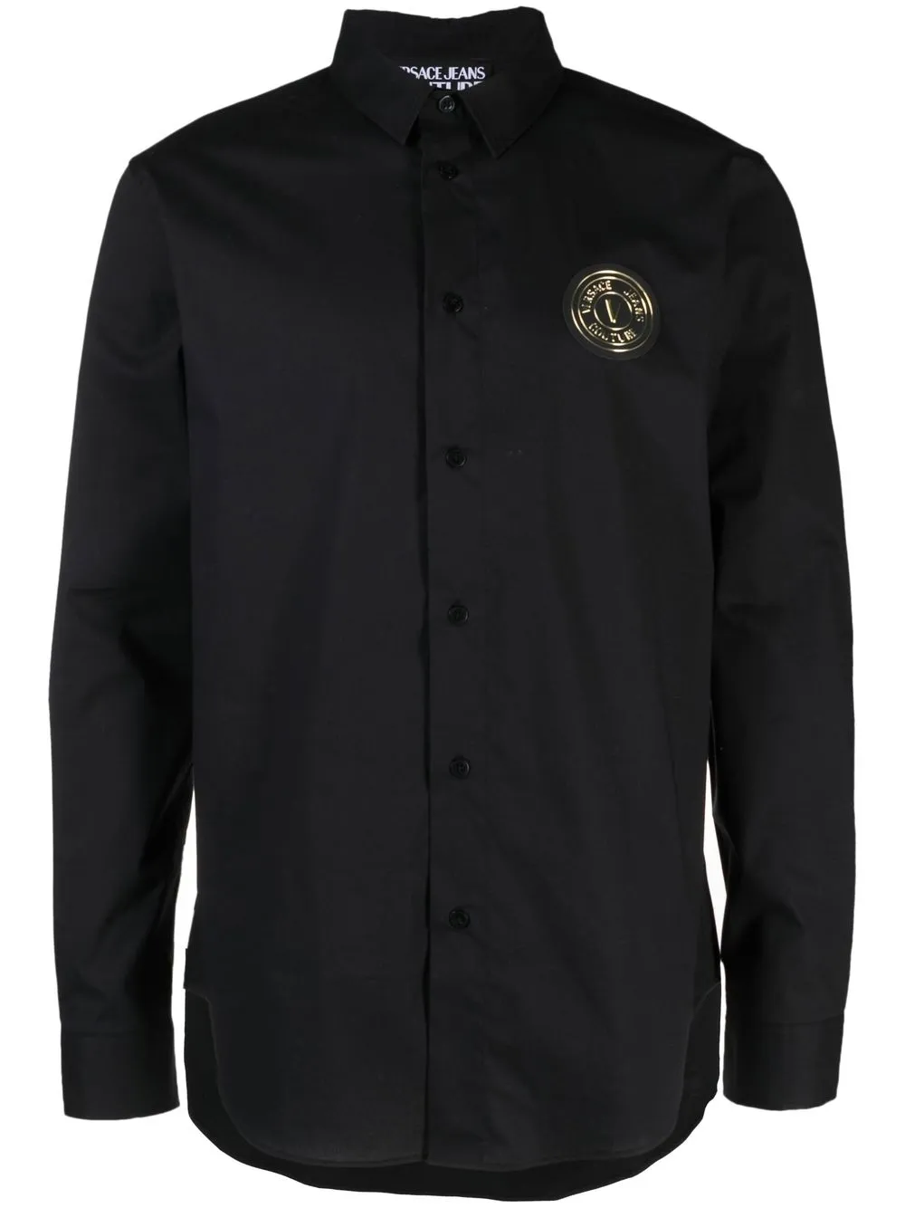 

Versace Jeans Couture logo-patch shirt - Black