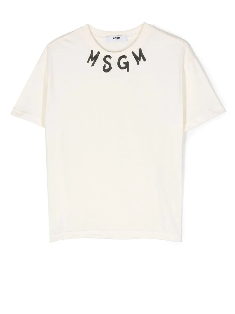 

MSGM Kids playera con logo estampado - Neutro