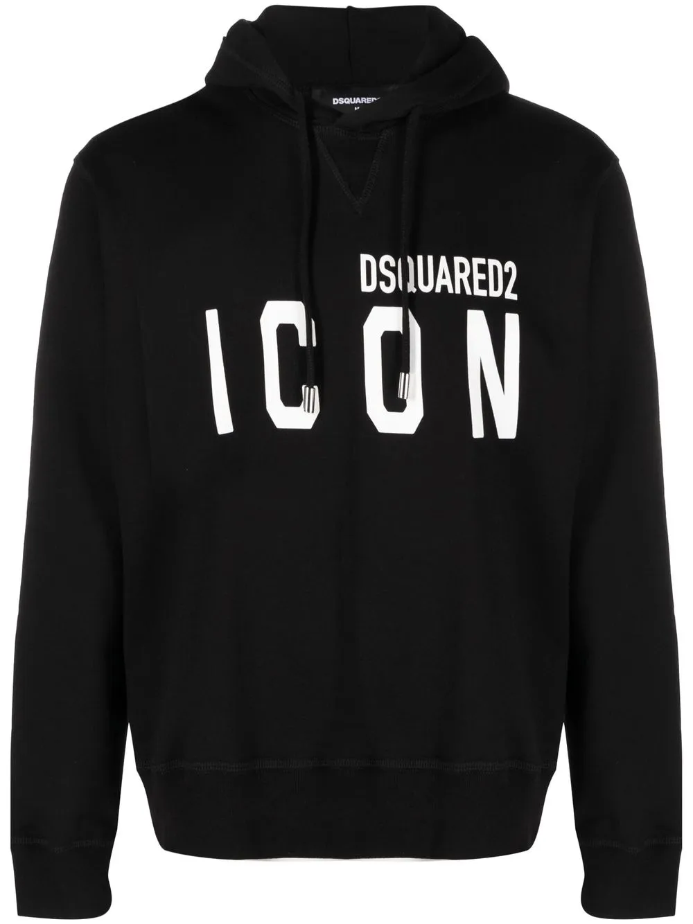 Image 1 of Dsquared2 logo-print cotton hoodie