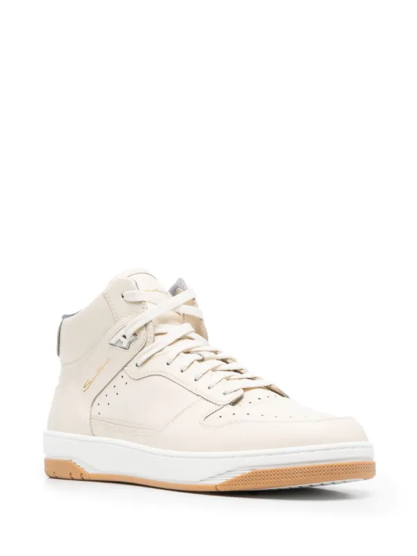 Santoni Sneak-Air high-top Sneakers | Neutrals | FARFETCH IN