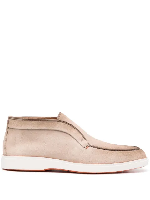 Santoni Dragon suede desert boots