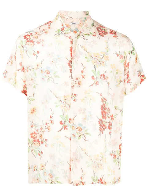 BODE floral-print silk shirt