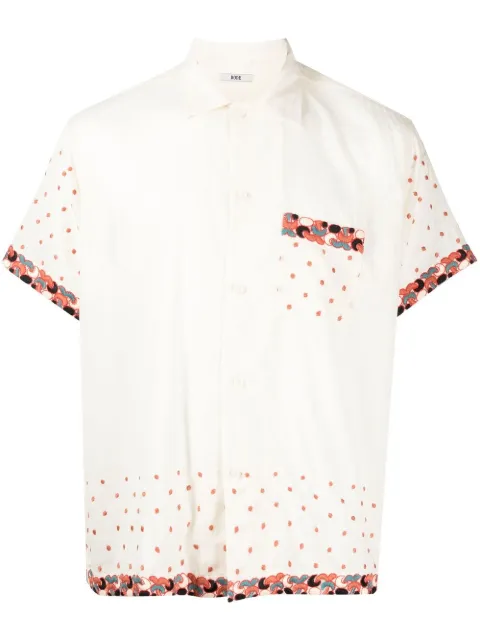 BODE embroidered design cotton shirt