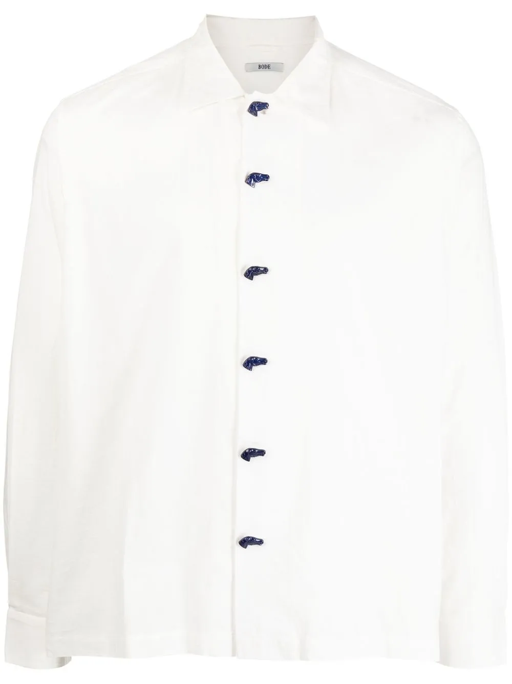 

BODE recycled straight hem shirt - White