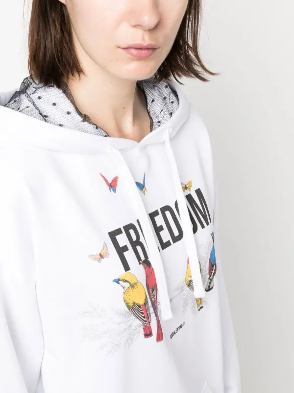 RED Valentino graphic print Hoodie Farfetch