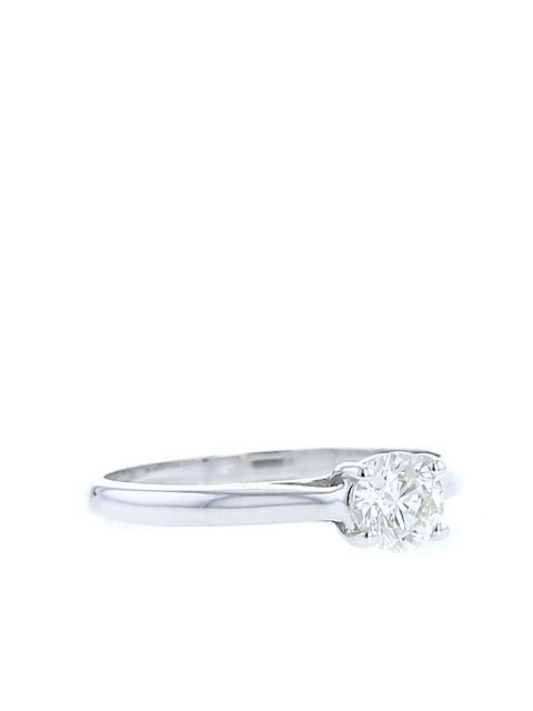 Atelier Collector Square 2020s 18kt white gold Solitaire diamond ring