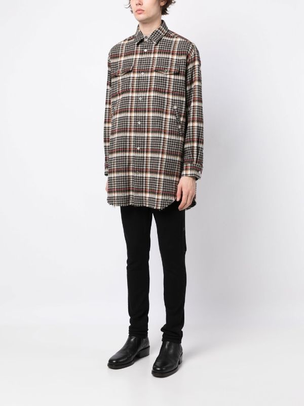 Undercover check-pattern button-up Shirt - Farfetch