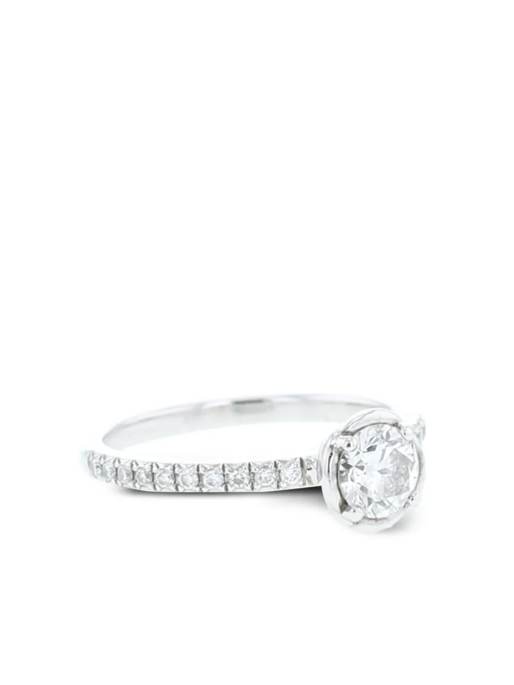  Piaget 2020 Platinum Rose Diamond Ring - Silver 