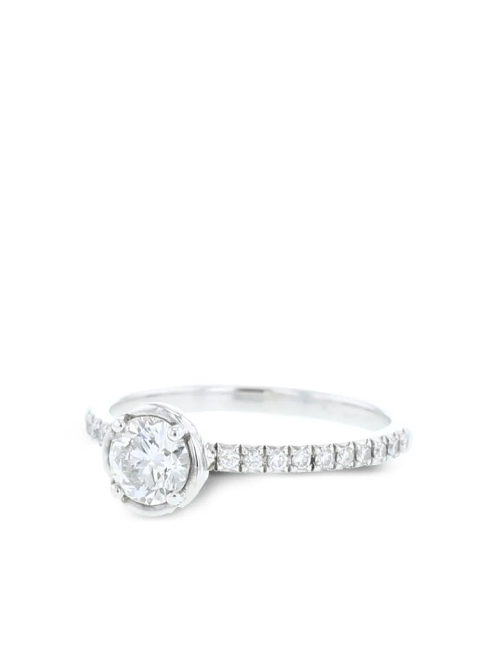  Piaget 2020 Platinum Rose Diamond Ring - Silver 