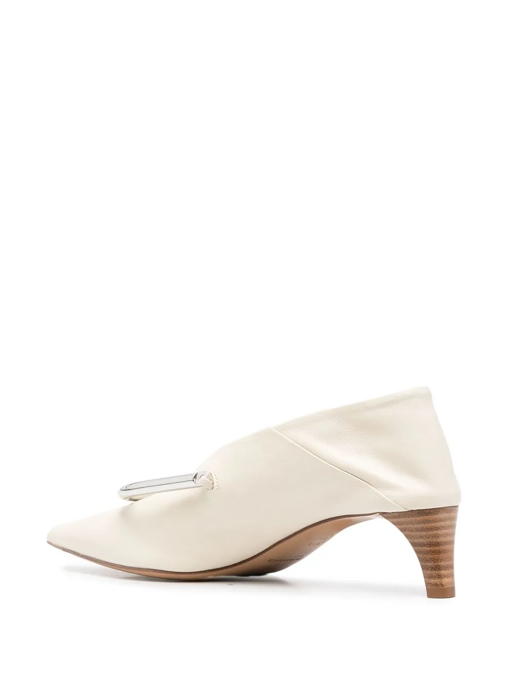 Jil Sander Pointed-toe 450mm Pumps In Nude