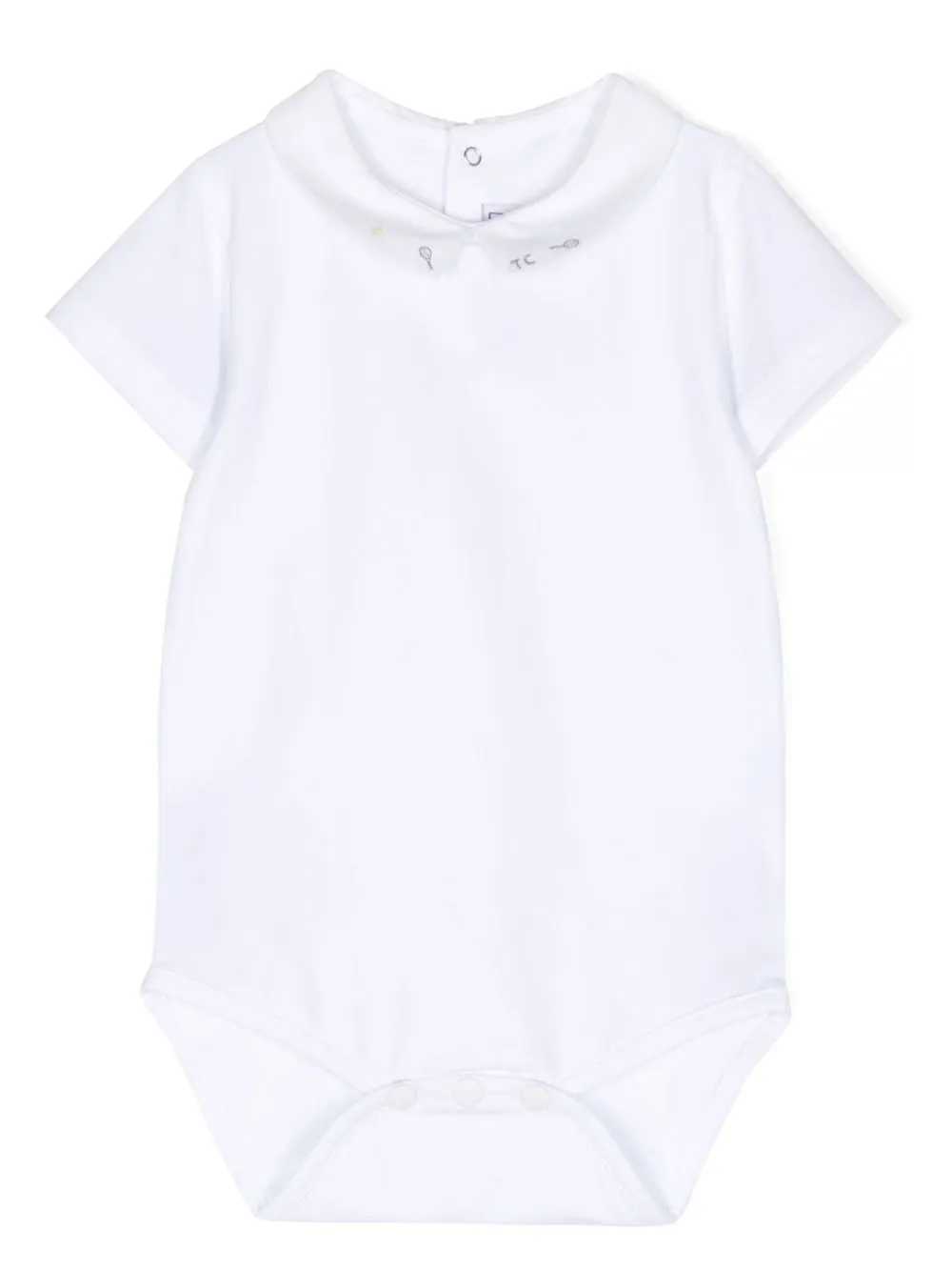 

Tartine Et Chocolat body con logo bordado en el cuello - Blanco