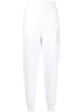 Stella McCartney graphic-print tapered track pants - White