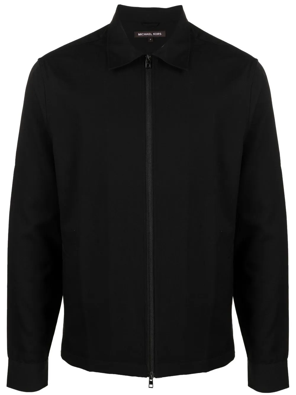 

Michael Kors pointed-collar zipped windbreaker - Black