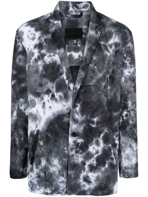 Blazer boutonné à motif tie-dye - Off Duty - Modalova