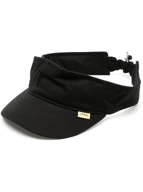 Off Duty Franco cotton visor cap