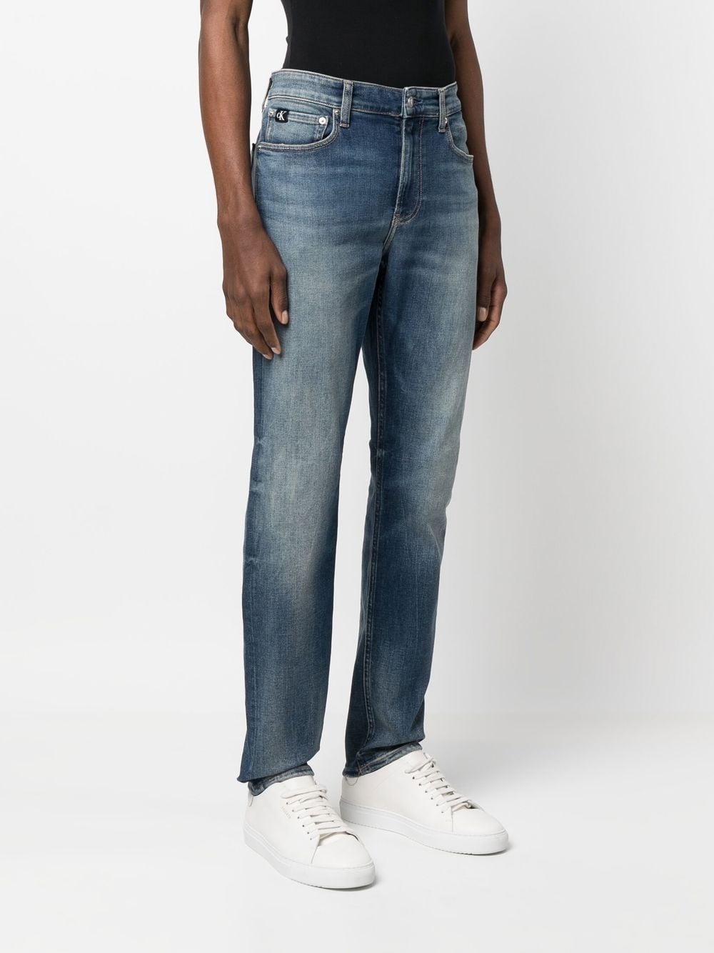 Shop Calvin Klein Jeans Est.1978 Straight-cut Leg Jeans In Blue